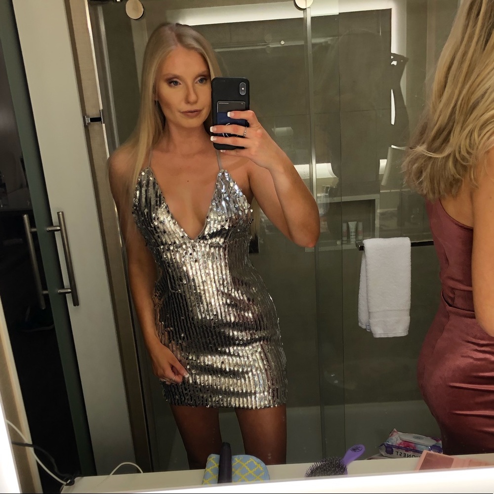 Sparkly mini dress